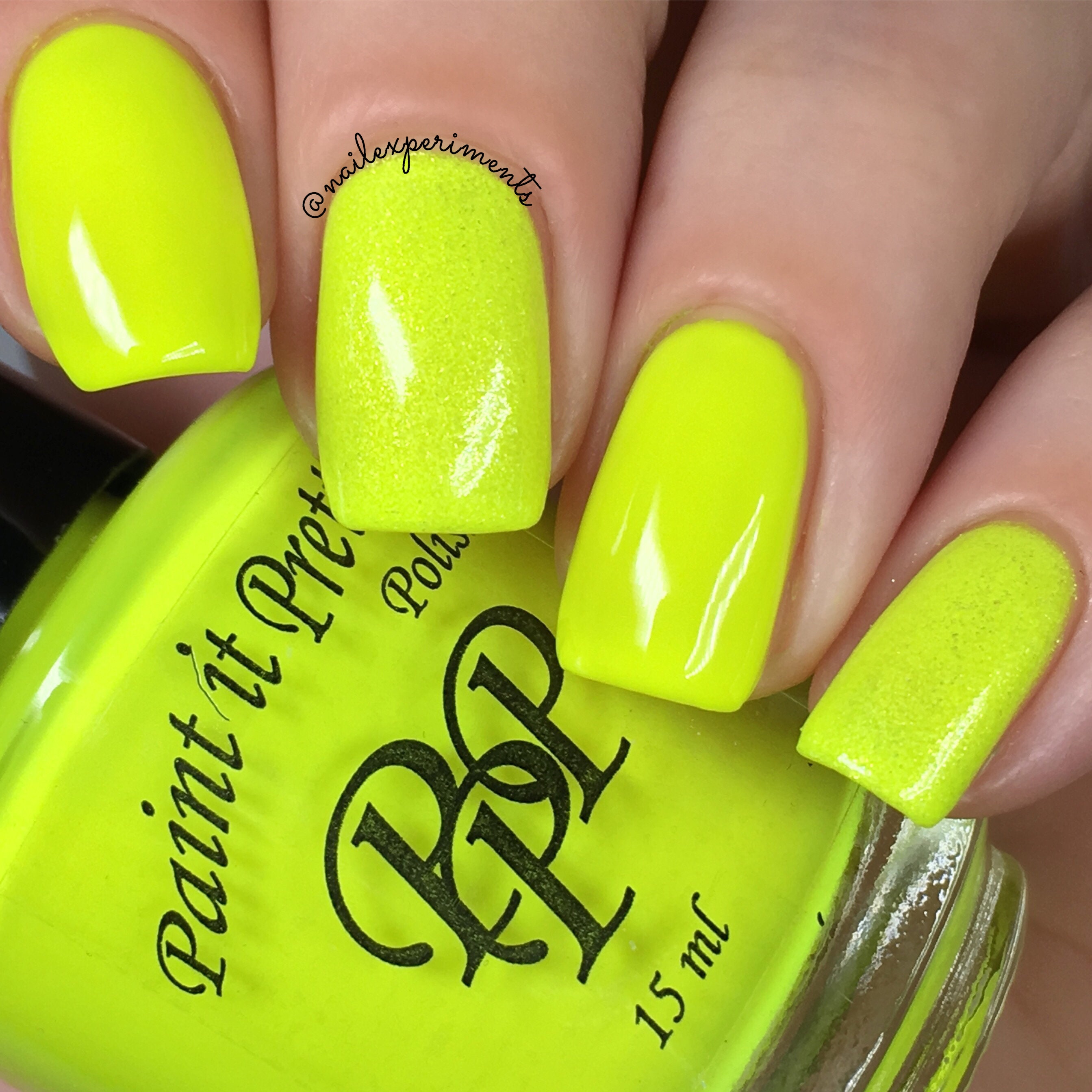 Cascade neon nail polish neon yellow nail polish yellow Etsy