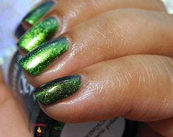 Moonquakes, magnetic indie nail polish lacquer by Paint it Pretty Polish