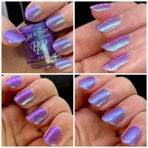 Where Flowers Bloom So Does Hope, shimmer indie nail polish lacquer by Paint it Pretty Polish