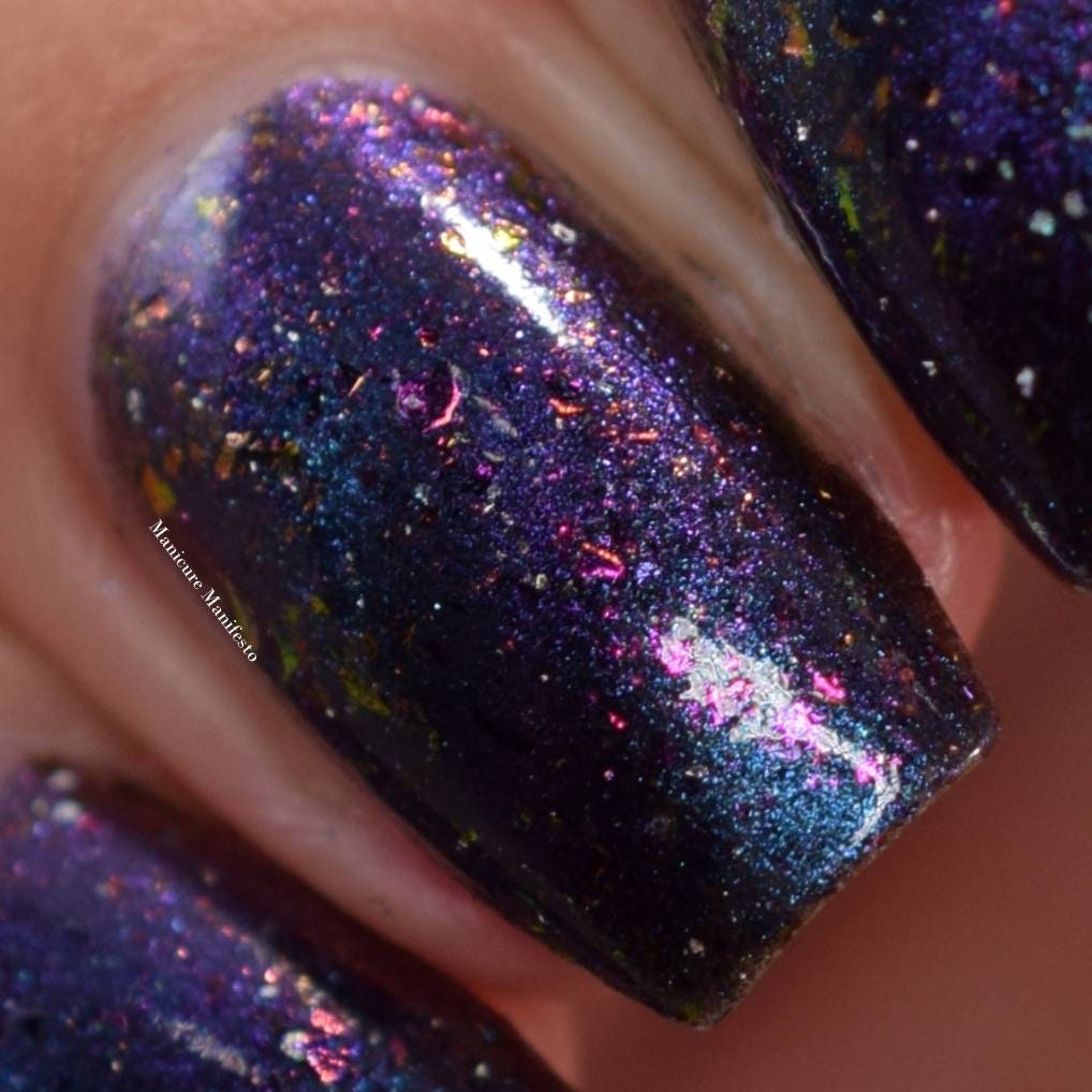 EQUINOX Blue Purple Magnetic Multichrome Indie Nail Polish - Etsy