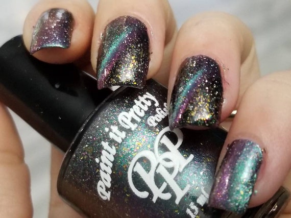 Holo Kitty Holographic Magnetic Cat Eye Topper Nail Polish - SuperChic  Lacquer