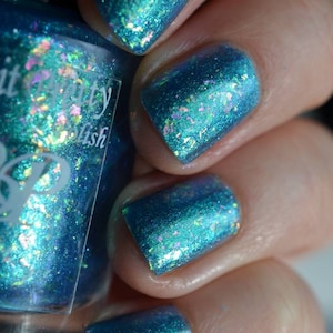 I Wasn&#39;t Made For Winter, Blue nail polish, lacquer, indie nail polish, Paint it Pretty Polish