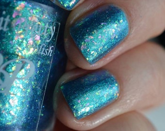 I Wasn&#39;t Made For Winter, Blue nail polish, lacquer, indie nail polish, Paint it Pretty Polish