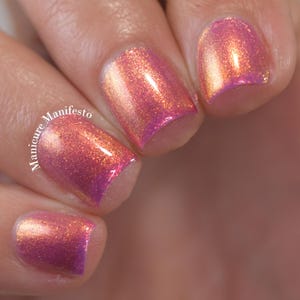 Sunrise at the Bean, indie nail polish lacquer by Paint it Pretty Polish