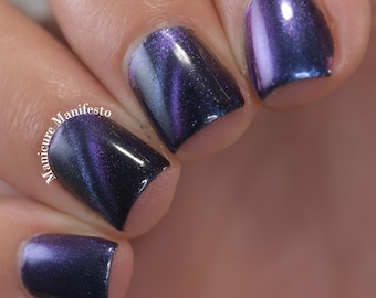 Starquakes, magnetic indie nail polish lacquer by Paint it Pretty Polish