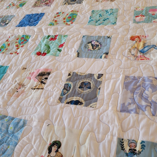 Patchworkdecke Quilt 157cmx127