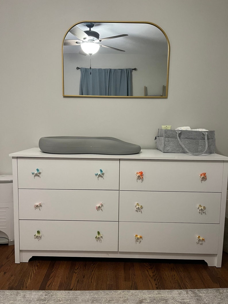 Unicorn Dresser Knobs Baby Nursery Decor Etsy