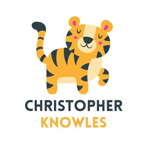 Personalized Tiger Name Label for Day Care, School, Personal Use
