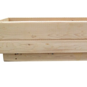 36" Standard White Cedar Rail Box