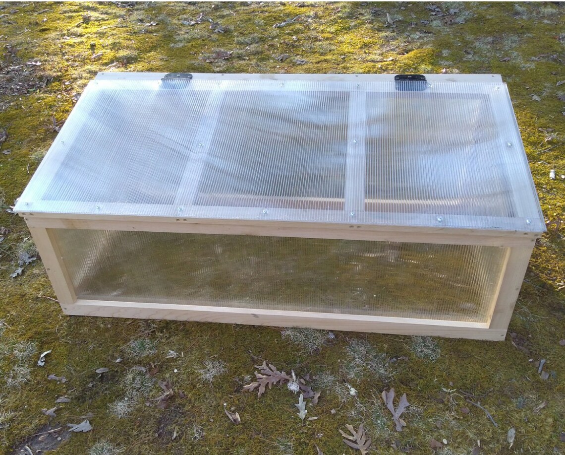 Clear Sided Cold Frame / Mini Greenhouse Etsy