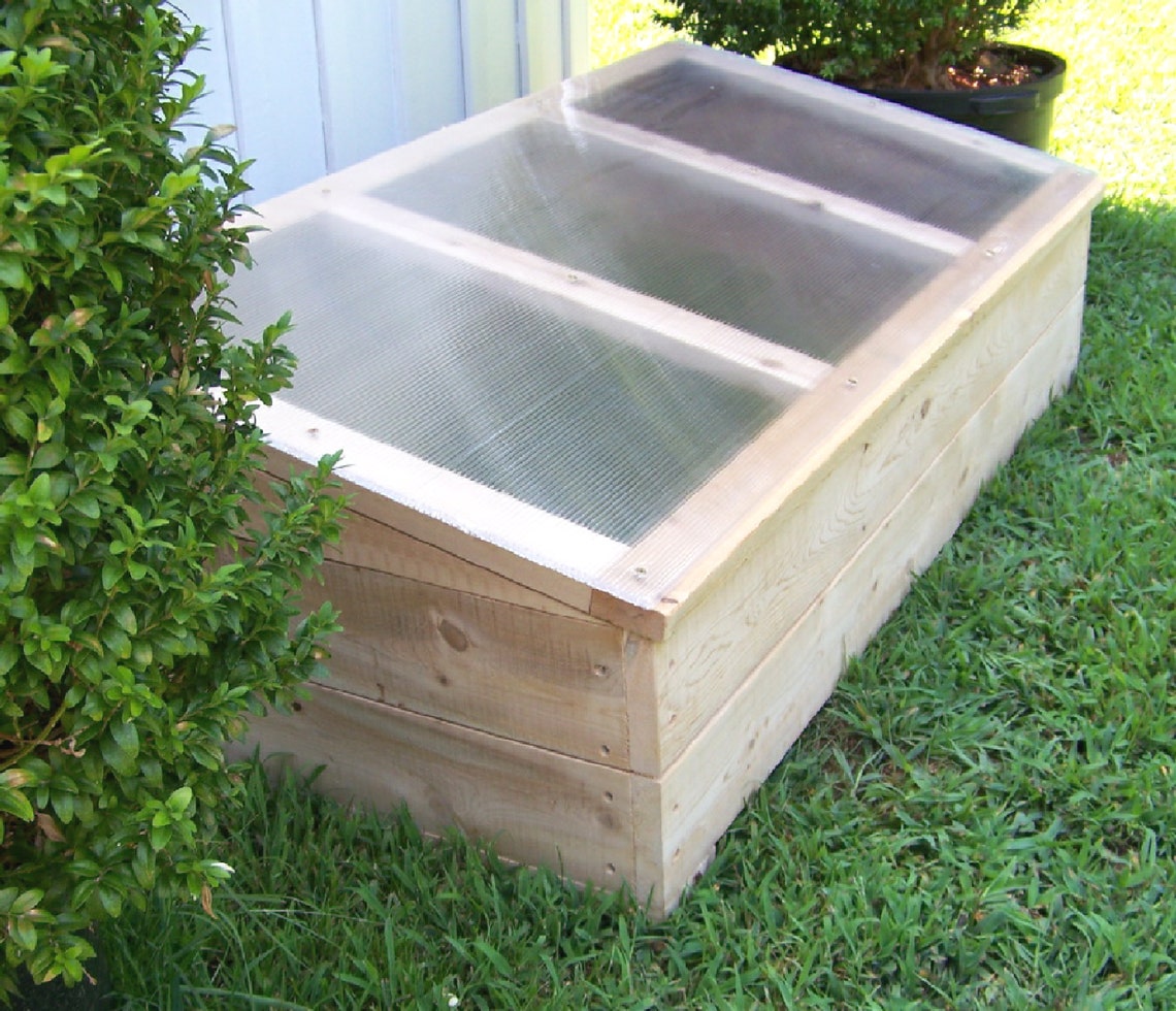 Cedar Cold Frame Garden Etsy UK