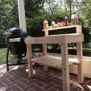 Outdoor metal sale buffet table