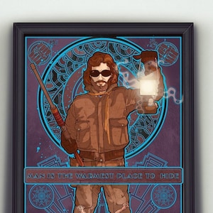 John Carpenter's The Thing Art Print, Macready, Limited Edition, Signed By Artist