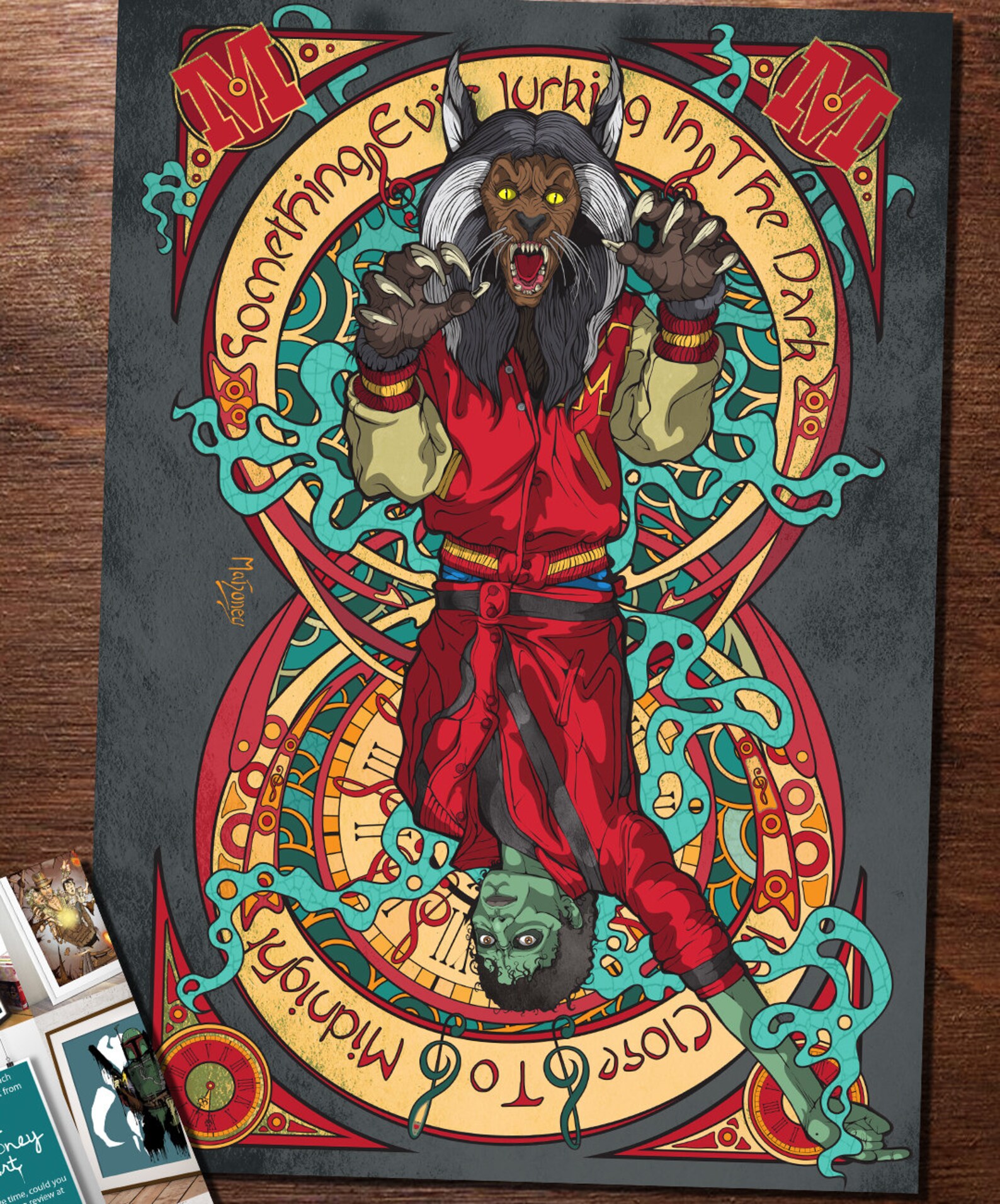 Thriller Michael Jackson Art Print Limited Edition Signed by Etsy