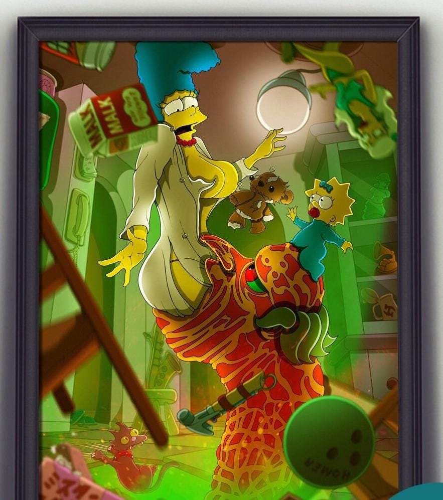 Marge Simpson R34 - Etsy UK