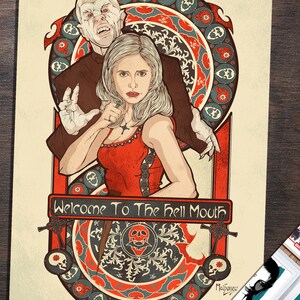 Buffy the Vampire Slayer Print, Limited Edition, Signed by Artist - Etsy