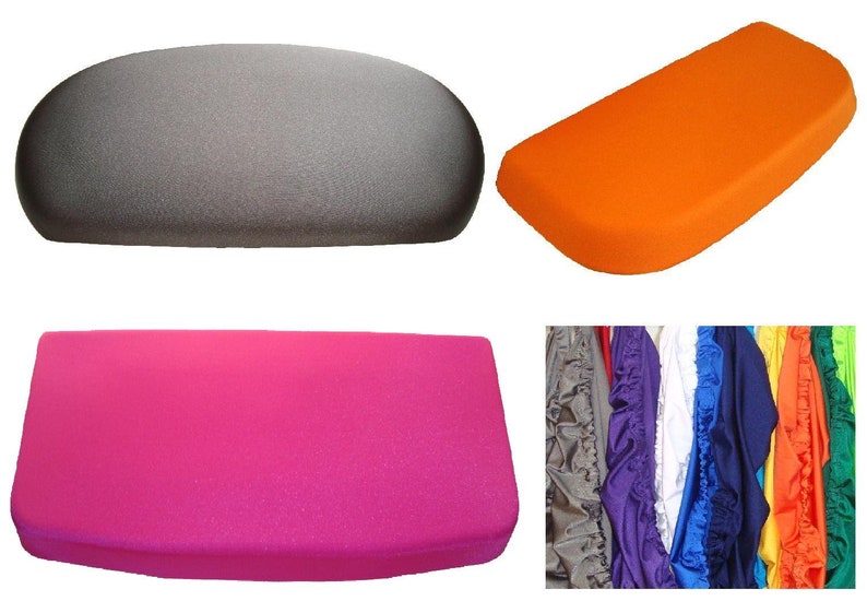 Spandex Fabric Lid Cover for a TANK Toilet New Concept Handmade in USA