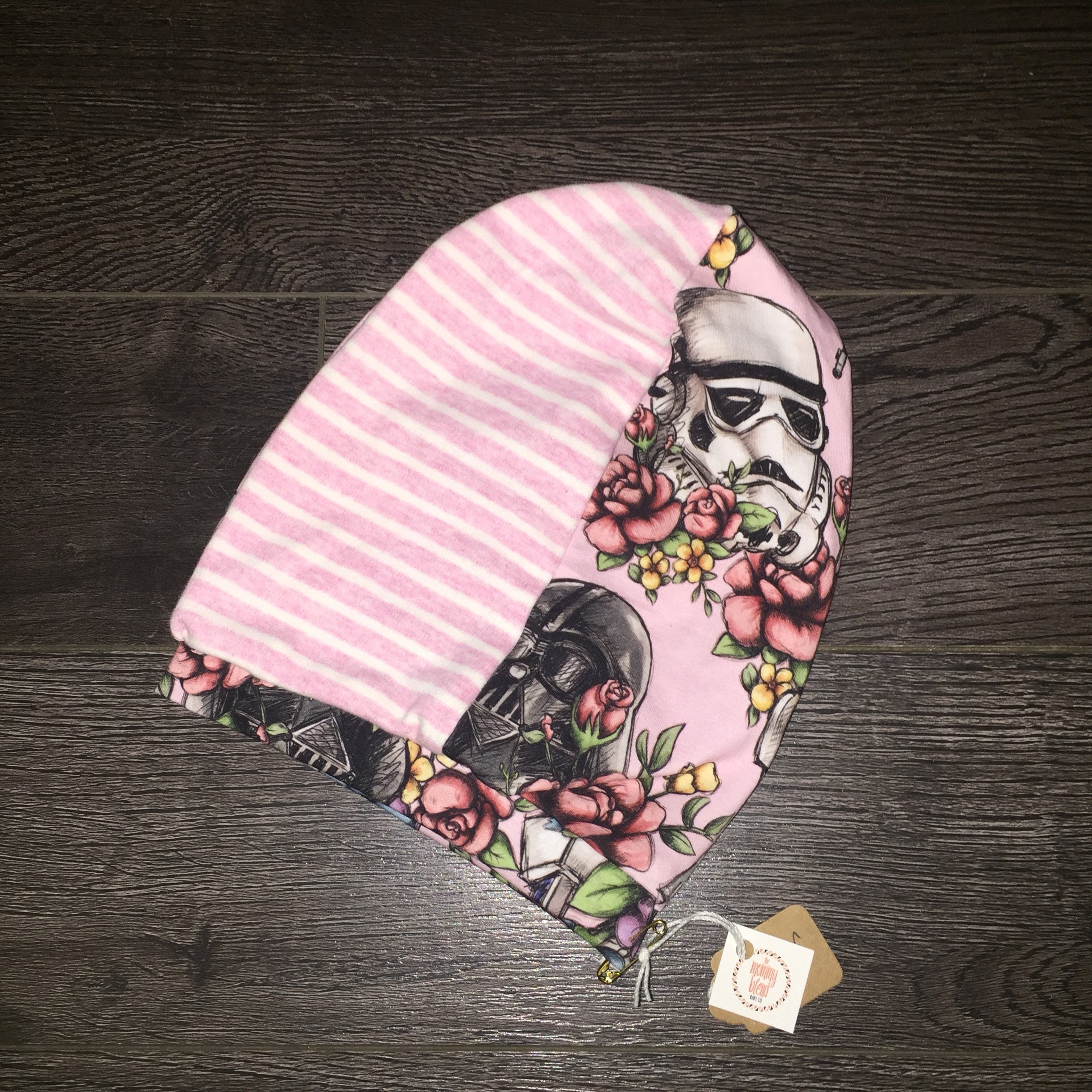 12-24m Floral Warsstriped Beaniehipster 