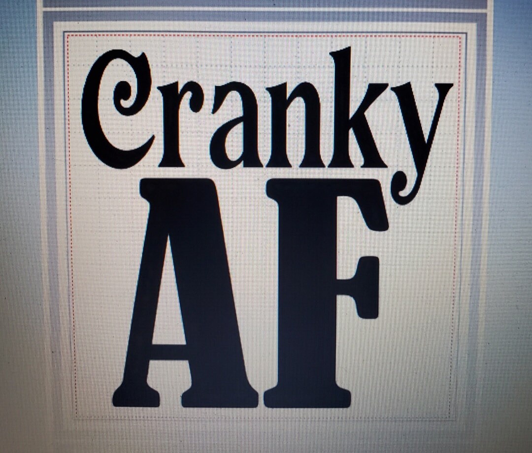 SVG Cranky AF Digital Instant Download SVG File for Cricut Etsy