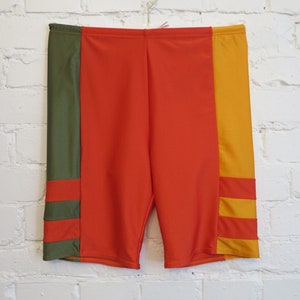 Black and hotsell orange biker shorts