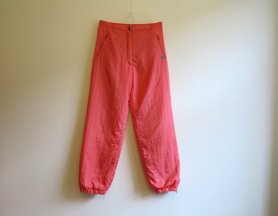Vintage Neon Pink Womens Ski Pants Pink Ski Suit … - image 1