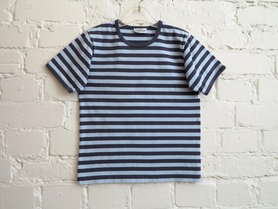 MARIMEKKO Kids Shirt Nautical Top Light Blue Gray… - image 1