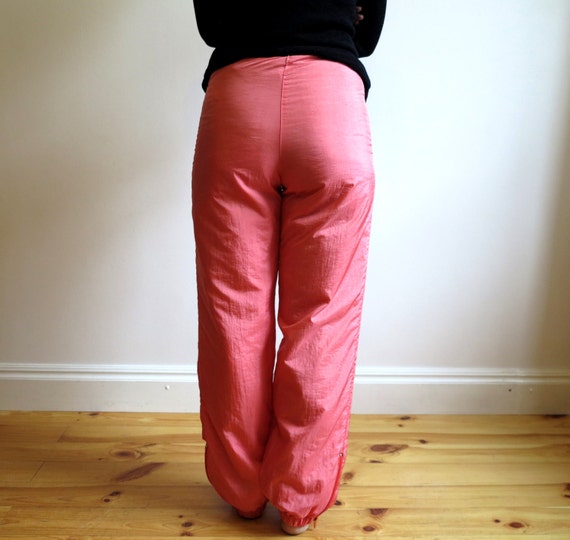 Vintage Neon Pink Womens Ski Pants Pink Ski Suit … - image 4