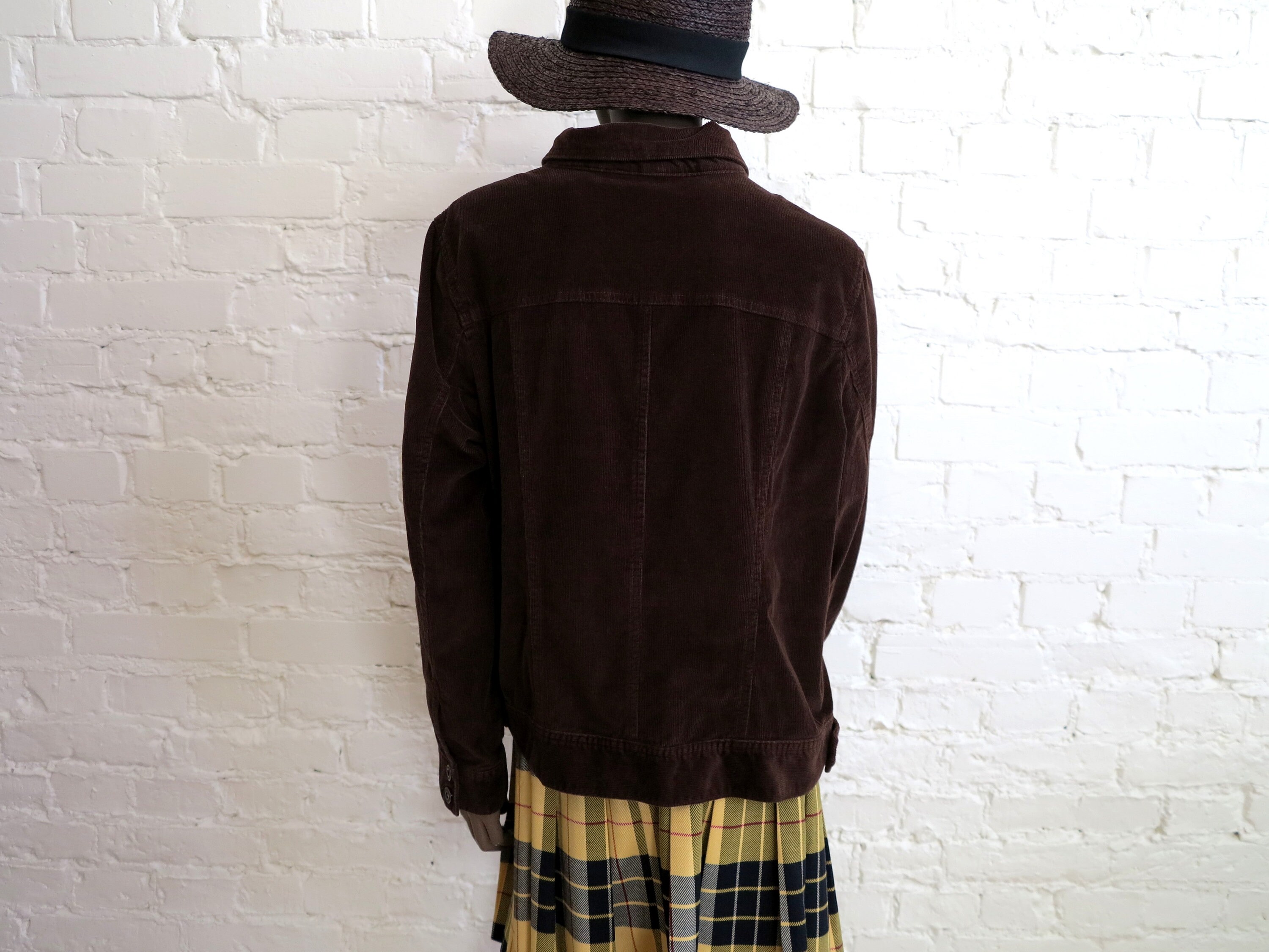 Brown Corduroy Jacket Womens Stretchy Jacket Corduroy Blazer Etsy