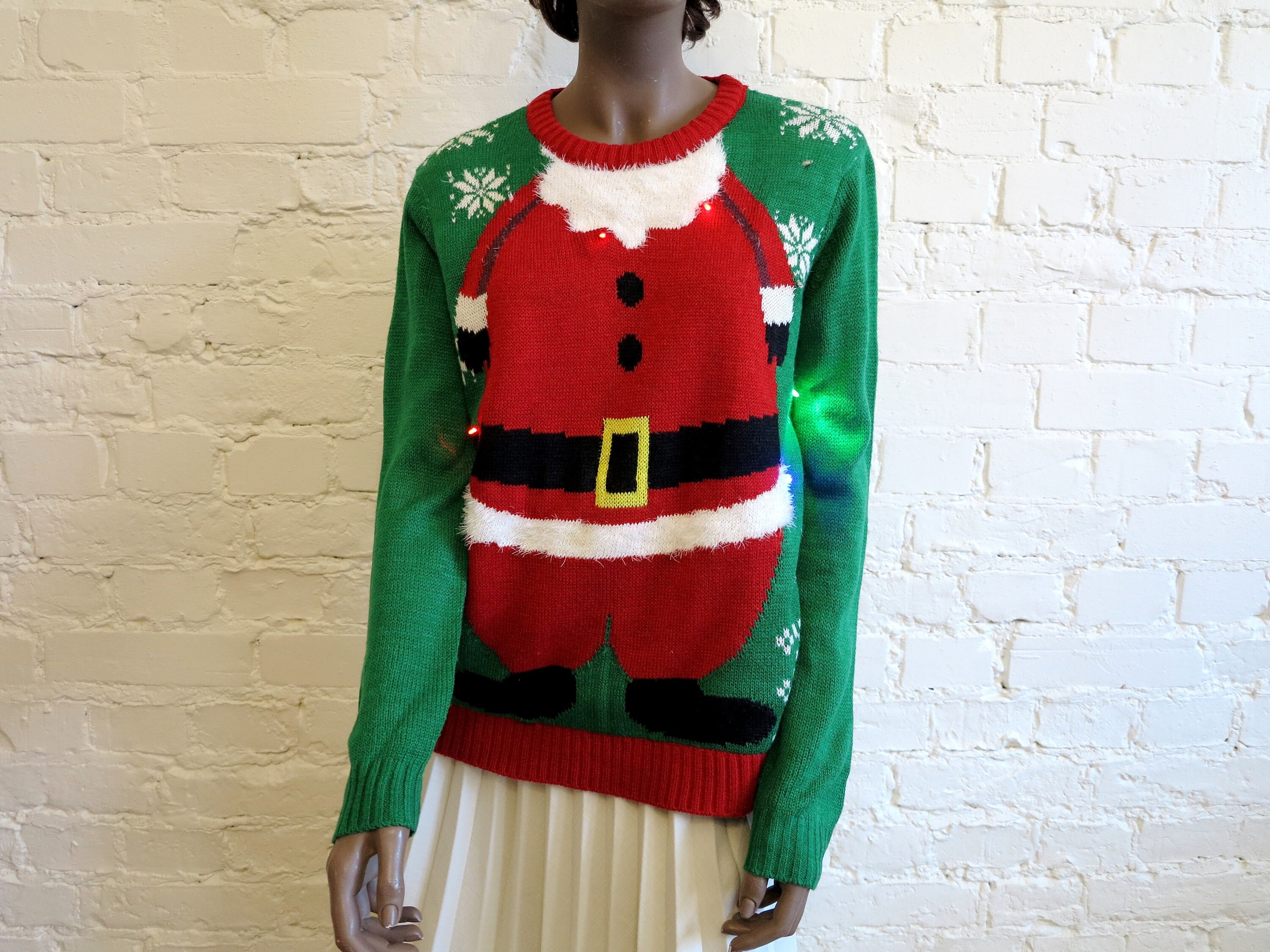 Light up Christmas Sweater - Etsy UK