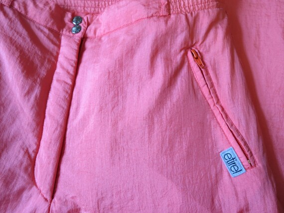 Vintage Neon Pink Womens Ski Pants Pink Ski Suit … - image 5
