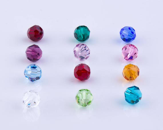 SWAROVSKI Crystal Element 5000 6mm Faceted Round Bead Many Color #1 