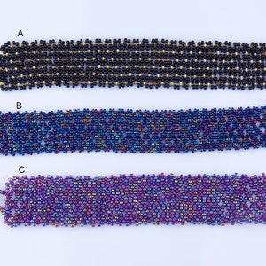 Hand Woven Multi Color Seed Beads Bracelet, Beaded Bracelet, Rainbow Color, Handmade Bracelet, Elegant Jewelry, High Quality, BR03