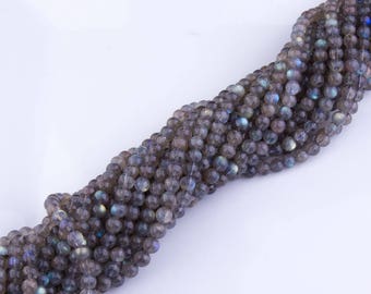 AQ02 5.5-6mm Aquamarine Faceted Gemstone Beads DIY Beads Loose Beads Semi Precious Stones Priced per Strand 16 Inch Strand Length