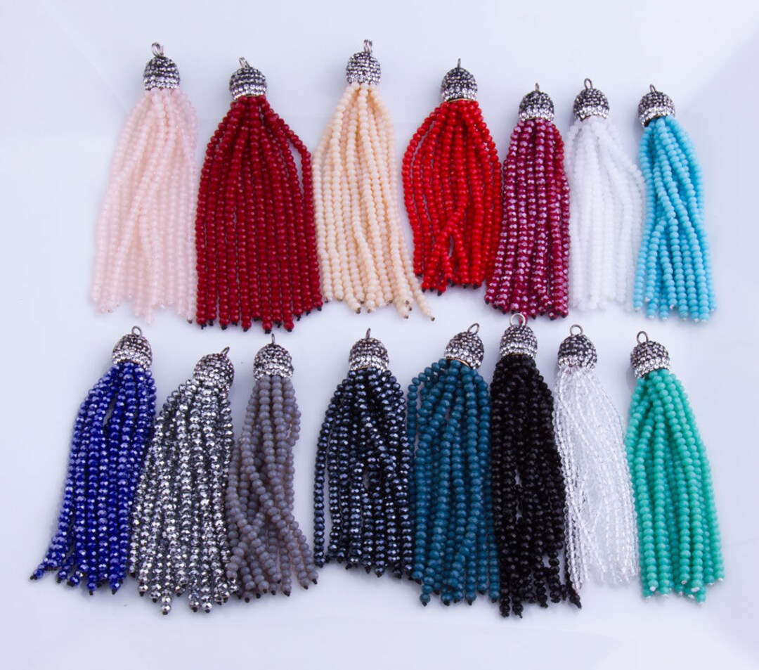 Cream Color Pearls Bead Tassel Pack Of 5