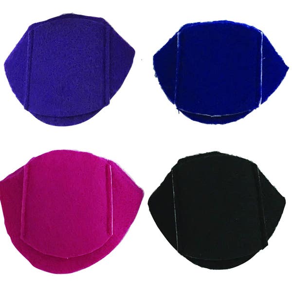 X-Large Soft, Felt Over-the-Lens Reusable, Handmade Eye Patch to Treat Amblyopia or Lazy Eye for larger frames.  Available in 4 colors.