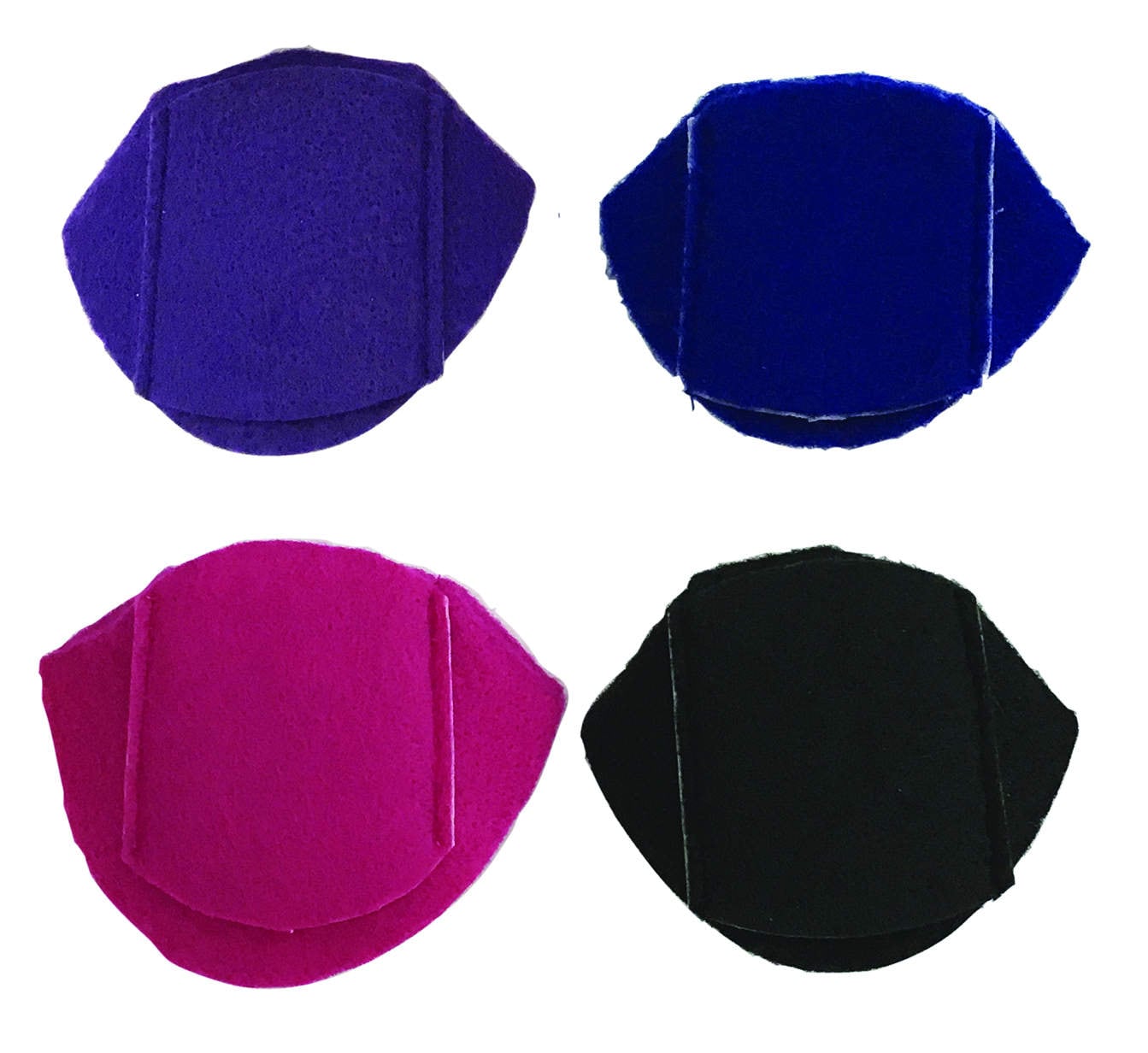 X-Large Soft, Felt Over-the-Lens Reusable, Handmade Eye Patch to Treat Amblyopia or Lazy Eye for larger frames.  Available in 4 colors.