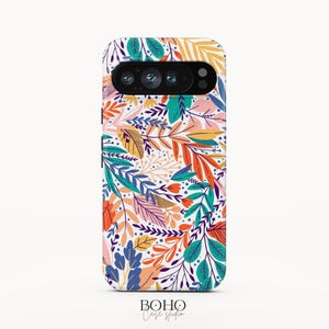 Rainforest Leaves Phone Case for Google Pixel 10, Pixel 9 Pro XL, Pixel 9a, 8a, iPhone 17, iPhone 16 Pro Max, Galaxy S25 Plus, Galaxy S24