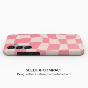 Funda MagSafe con diseño de cuadros ondulados para Samsung Galaxy S26, S25, S24, S23 y S22 Plus Ultra imagen 8