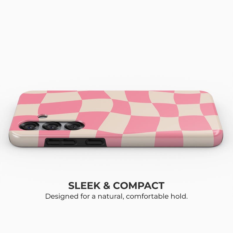 Funda MagSafe con diseño de cuadros ondulados para Samsung Galaxy S26, S25, S24, S23 y S22 Plus Ultra imagen 8