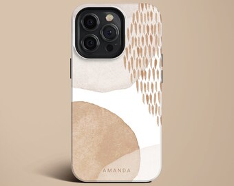 Light Abstract Shapes iPhone 14 Pro Max Case iPhone 13 Pro TOUGH Case / Boho Studio © / Aesthetic MagSafe iPhone 14 Plus Case