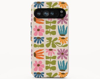 Groovy Floral Phone Case for Google Pixel 10 Pro XL, iPhone 18 Pro Max