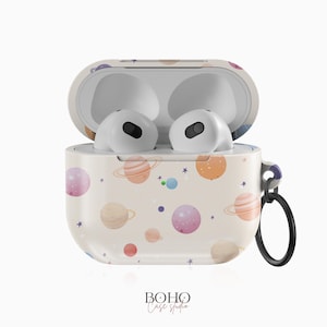 AirPods Pro Case PLANETS for AirPods 1st 2nd 3d Gen, Pro, Pixel Buds 2 Pro, Samsung Buds Pro 2, Live, Fe and more.