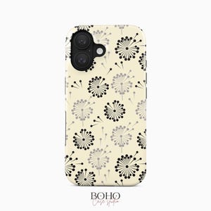 Dandelion Pattern Phone Case: iPhone, Samsung Galaxy, Google Pixel