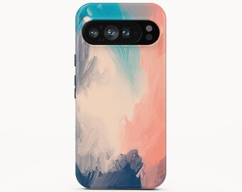 Coque de portable à trait abstrait pour Google Pixel 10 Pro XL, iPhone 13 Pro