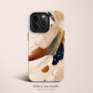 Modern Abstract Design iPhone 14 Pro Case iPhone 13 Pro Max TOUGH Case / Boho Studio © / Aesthetic MagSafe iPhone 14 Plus Case