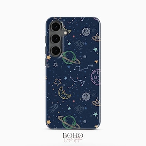 Space Phone Case: Galaxy, Planets, Stars Design