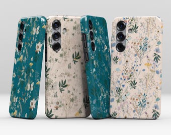 Cottagecore Wildflower MagSafe Case for Samsung Galaxy S26 S25 S24 S23 S22 Plus Ultra