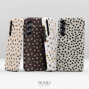 Minimalist Polka Dot MagSafe Case for Samsung Galaxy S26 S25 S24 S23 Plus Ultra