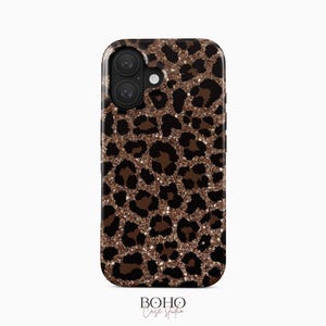 Telefoonhoesje met luipaardprint | Glamoureus ontwerp met wilde dieren | iPhone, Samsung Galaxy, Google Pixel