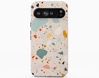 Colorful Terrazzo Pattern Phone Case, Google Pixel, iPhone, Galaxy